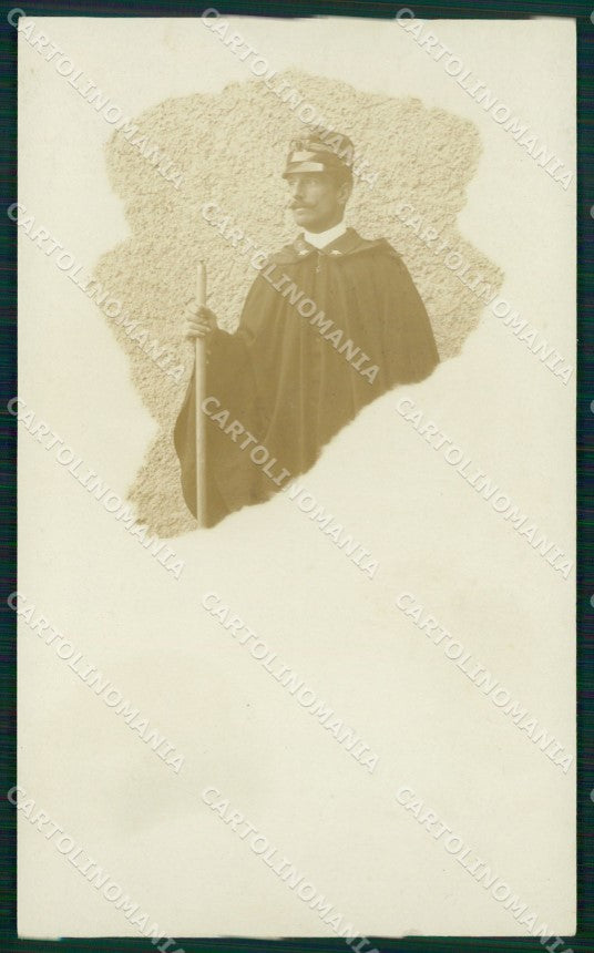 Militari Bersaglieri Uniforme Foto cartolina QT5446 – fronte