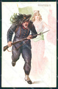 Militari Bersaglieri cartolina QT5467 – fronte