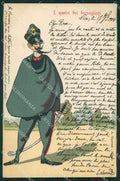 Militari Bersaglieri cartolina QT5518 – fronte