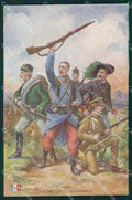 Militari Bersaglieri Gli Alleati cartolina QT5519 – fronte