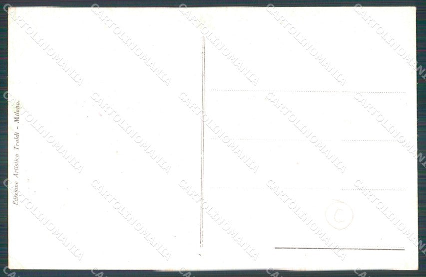 Militari Bersaglieri Propaganda cartolina QT5520 – retro