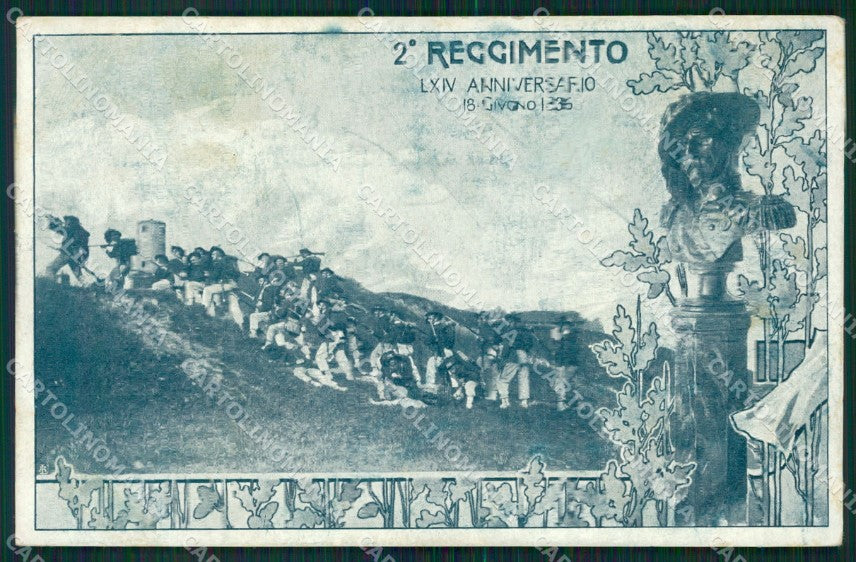 Militari Bersaglieri cartolina QT5540 – fronte