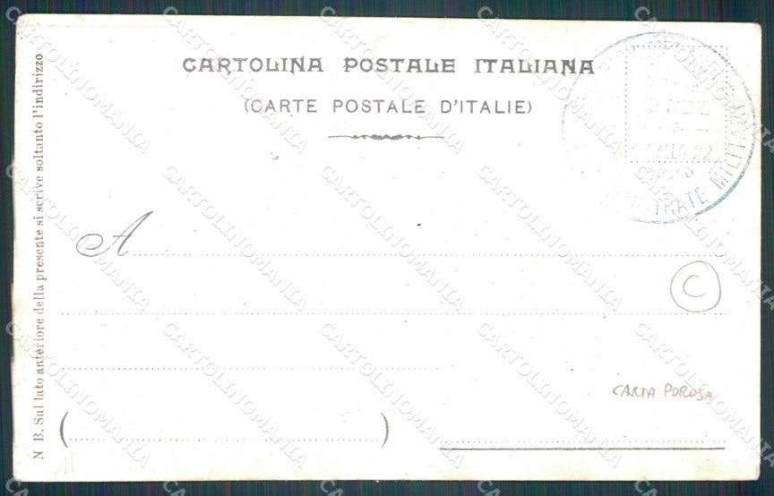 Militari Bersaglieri IV Reggimento cartolina QT5565 – retro
