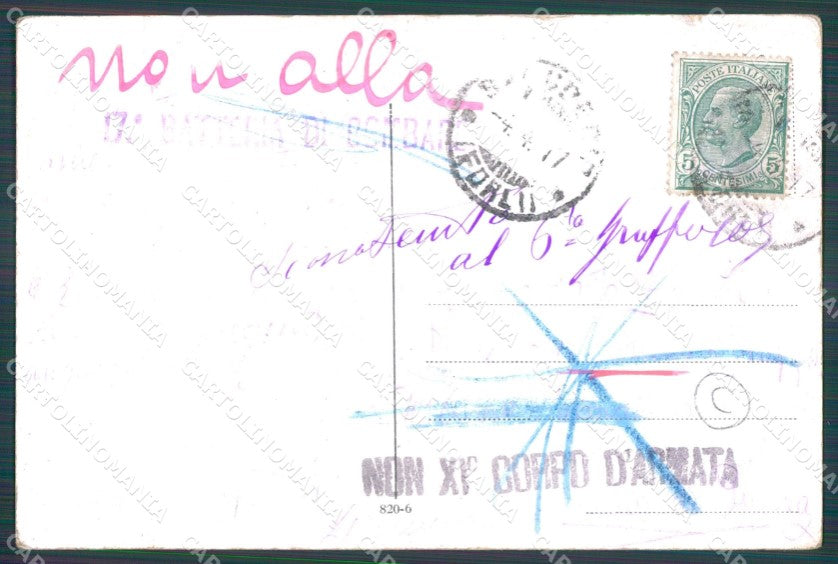 Militari Bersaglieri SCOLLATA cartolina QT5570 – retro