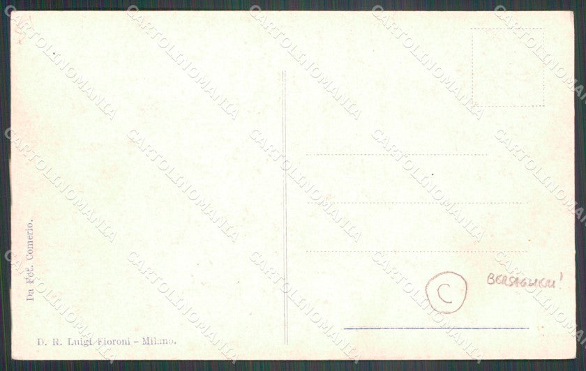 Messina città Terremoto Militari Bersaglieri Foto cartolina QT5585 – retro