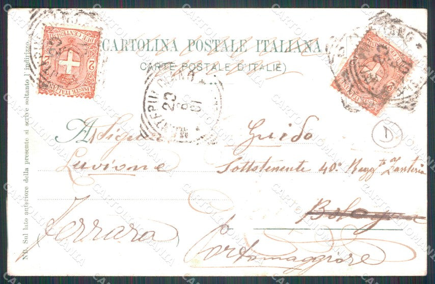 Militari Bersaglieri ABRASA cartolina QT5596 – retro