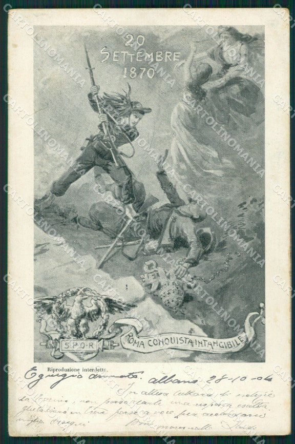 Militari Bersaglieri cartolina QT5597 – fronte