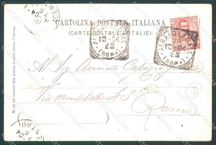 Militari Bersaglieri cartolina QT5597 – retro