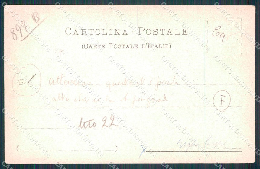 Militari Bersaglieri VII Reggimento X Battaglione cartolina QT5686 – retro