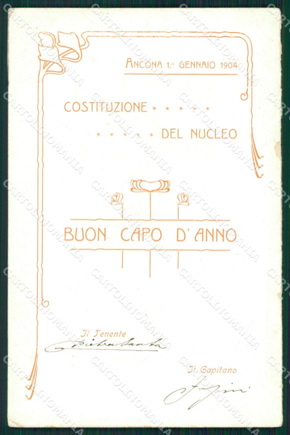 Ancona città Militari Bersaglieri VI Reggimento Ciclisti cartolina QT5689 – fronte