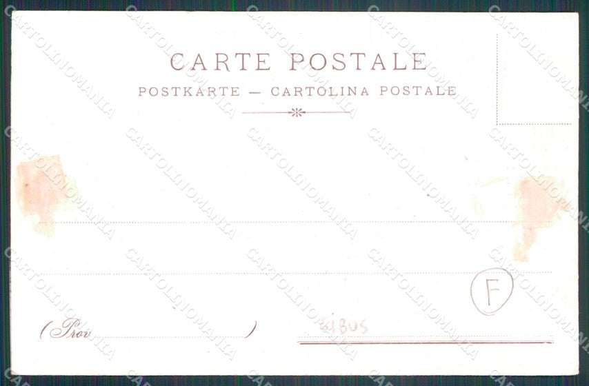 Roma città Militari Bersaglieri Gibus cartolina QT5697 – retro