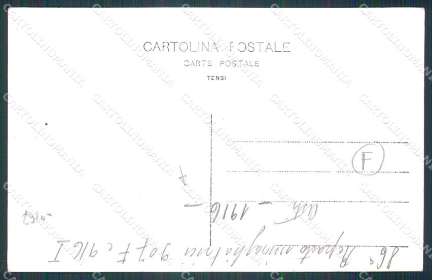 Militari Bersaglieri LXXXVI Reparto Mitragliatrici Foto cartolina QT5701 – retro