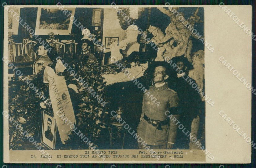 Militari Bersaglieri Enrico Toti Roma Foto cartolina QT5731 – fronte