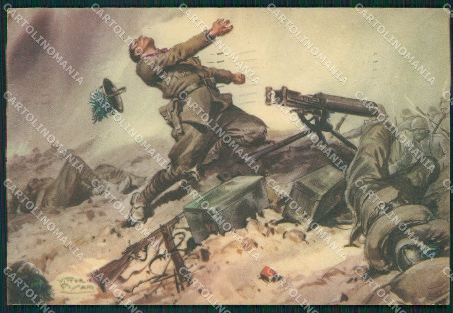 Militari Bersaglieri Pisani FG cartolina QT5732 – fronte