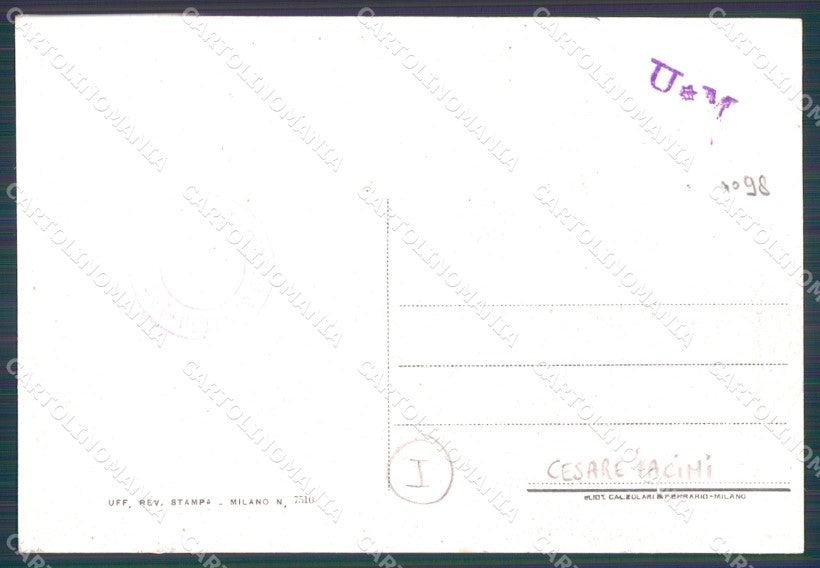 Militari Bersaglieri Cesare Iacini cartolina QT5744 – retro