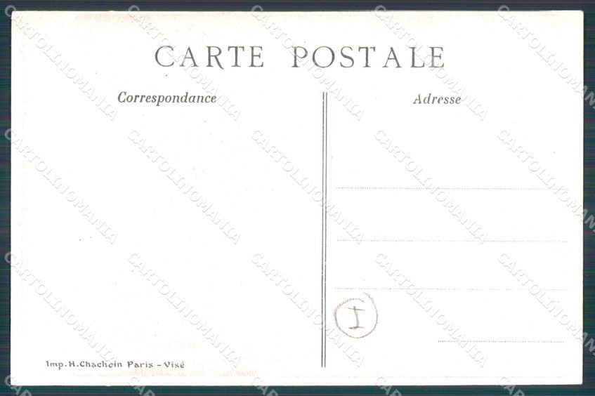 Militari Bersaglieri Credit Commercial de France WWI cartolina QT5745 – retro