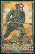Militari Bersaglieri Piattoli RIPARATA cartolina QT5746 – fronte