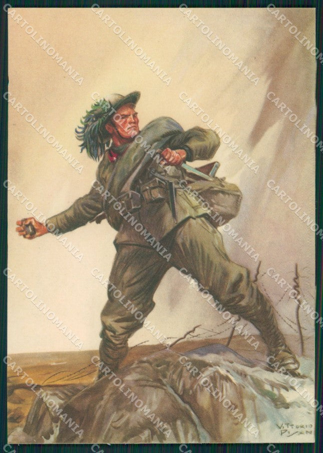 Militari Bersaglieri Pisani FG cartolina QT5757 – fronte