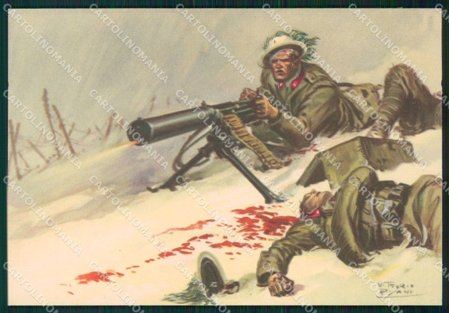 Militari Bersaglieri Pisani FG cartolina QT5763 – fronte