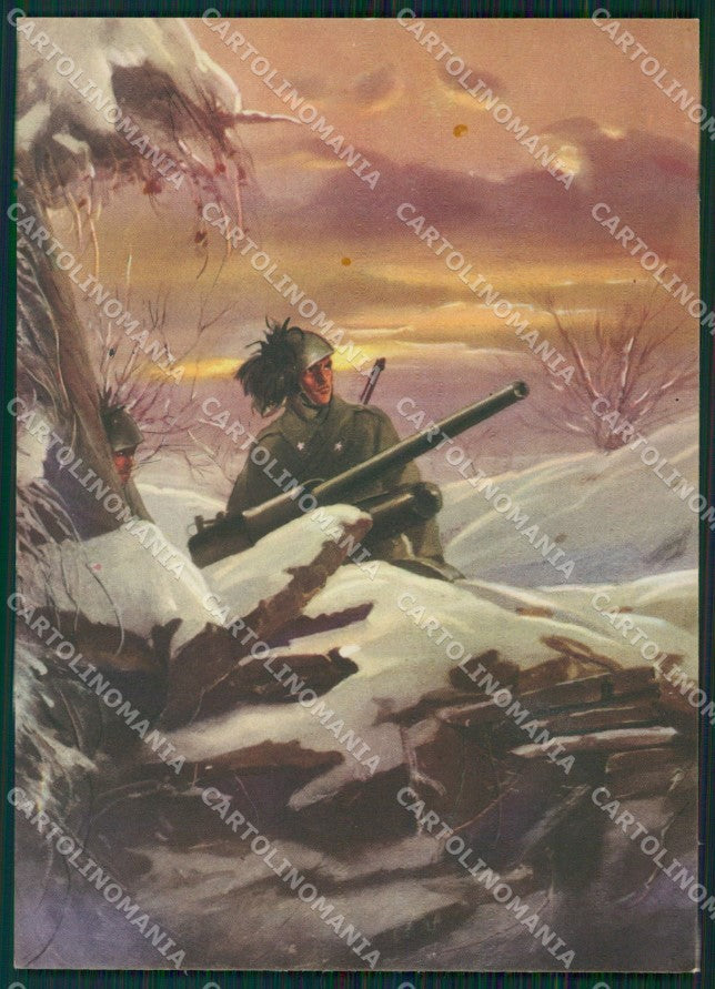Militari Bersaglieri FG cartolina QT5771 – fronte