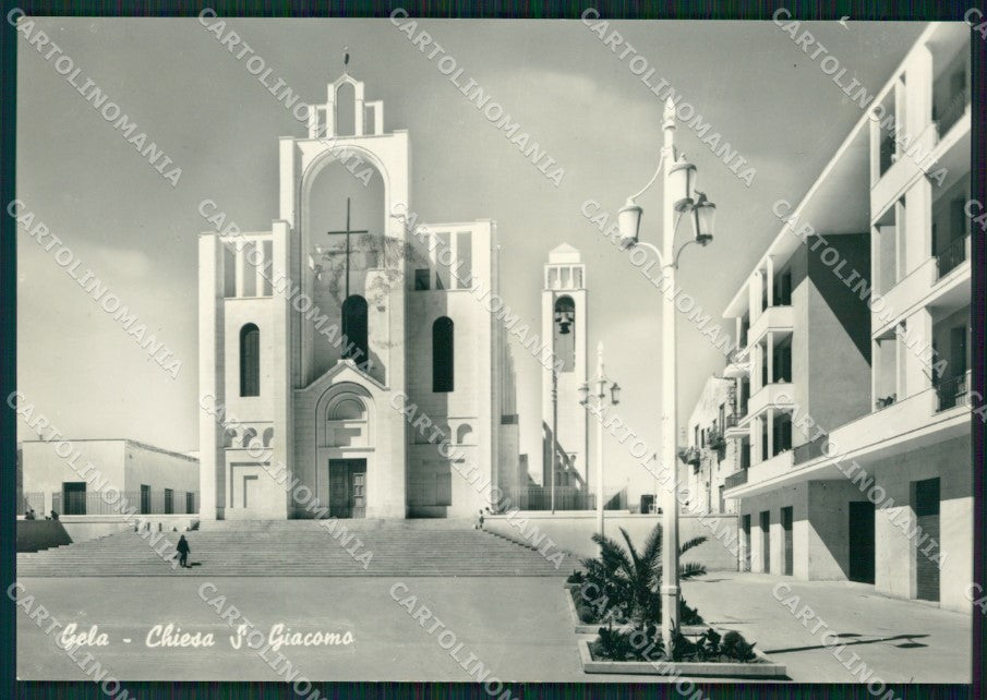 Caltanissetta Gela Chiesa San Giacomo Foto FG cartolina QT5806 – fronte