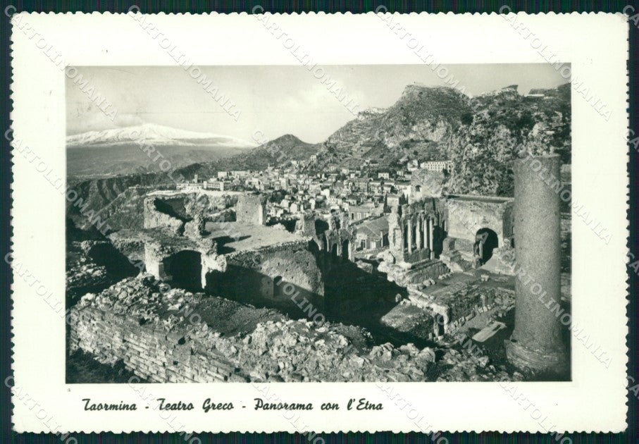 Messina Taormina Teatro Greco Foto FG cartolina QT5807 – fronte