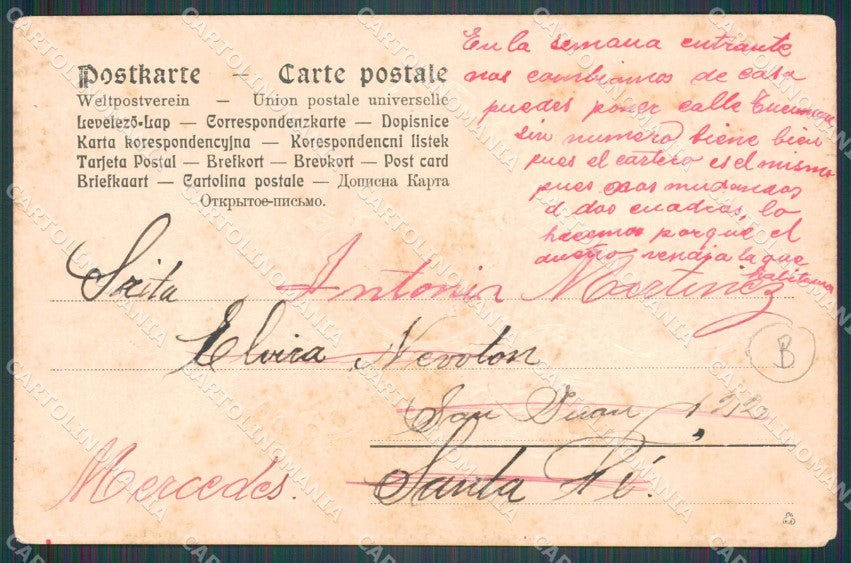 Art Nouveau Lady Pizzo Merletti OPF postcard cartolina QT5822 – retro