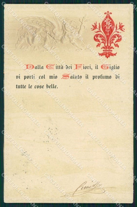 Firenze città OPF postcard cartolina QT5835 – fronte