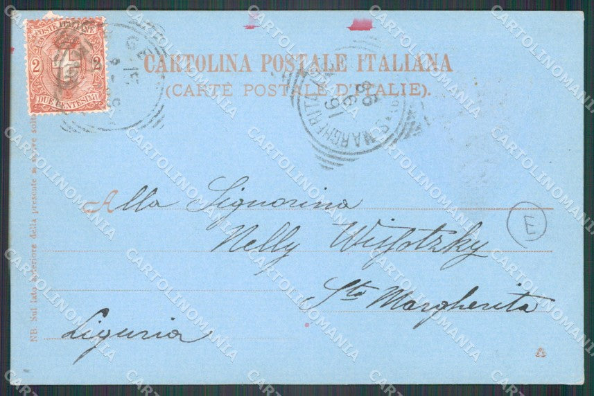Genova città Saluti da OPF postcard cartolina QT5845 – retro