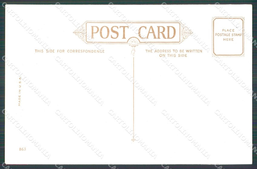 Children Greetings Relief postcard cartolina QT5874 – retro