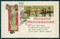 Girl Greetings postcard cartolina QT5878 – fronte
