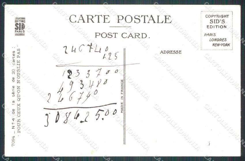 Girl Greetings postcard cartolina QT5878 – retro