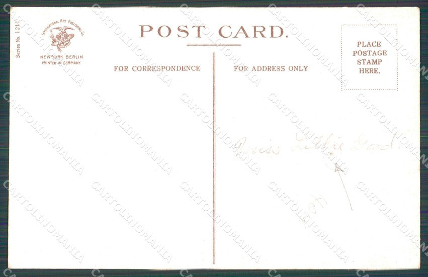 Little Boy Happy New Year Greetings Clapsaddle Relief HOLE postcard QT5898 – retro