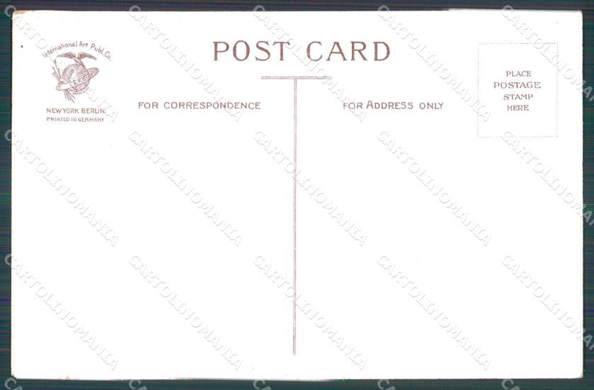 St Patrick Day Clapsaddle Relief postcard cartolina QT5903 – retro