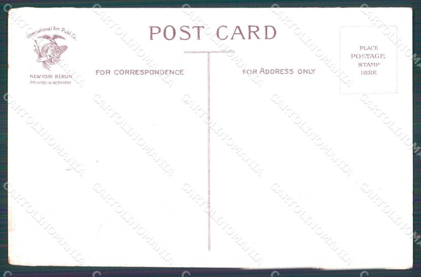 St Patrick Day Clapsaddle Relief postcard cartolina QT5904 – retro