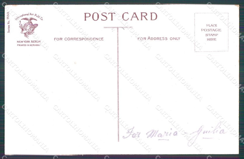 St Patrick Day Clapsaddle Relief postcard cartolina QT5905 – retro