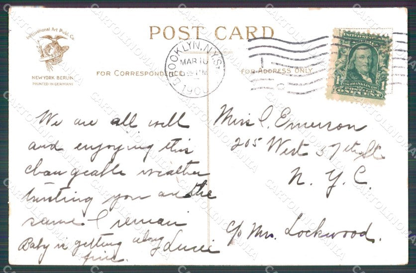 St Patrick Day Clapsaddle Relief postcard cartolina QT5906 – retro