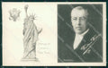 President Woodrow Wilson USA New York postcard cartolina QT5918 – fronte