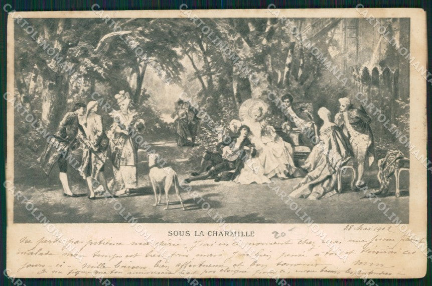 Greyhound dog CORNER CREASES postcard cartolina QT5963 – fronte