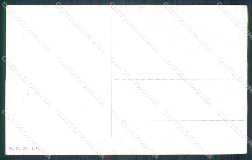 Dogs Mouse W Fialkowska TRACCE UMIDO UNGLUED postcard cartolina QT5987 – retro