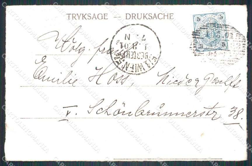 Landscape Eneret Mignon 31 Veliero postcard cartolina QT6003 – retro