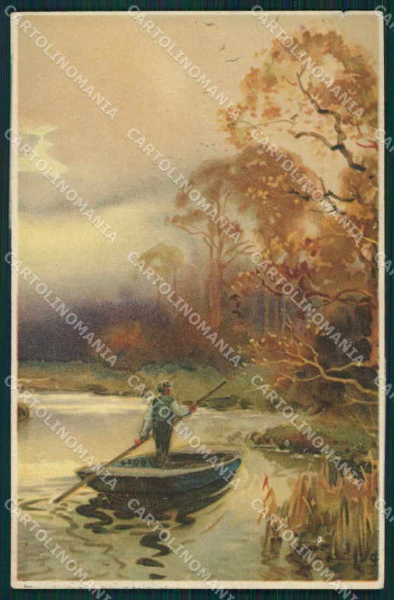 Autumn Landscape Druck Dondorf serie 441 postcard cartolina QT6008 – fronte