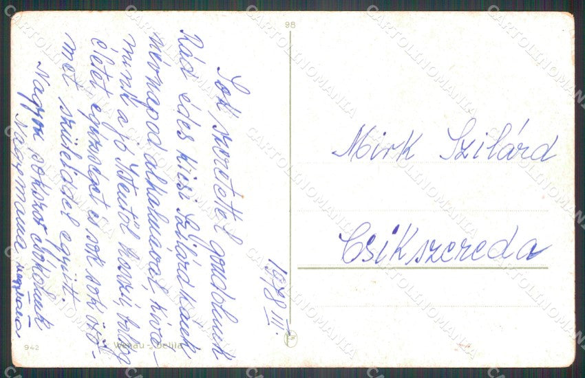 Dog postcard cartolina QT6132 – retro