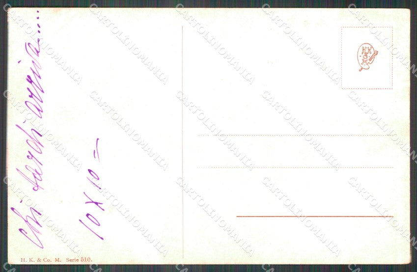 Jack Russell Terrier dog CREASED postcard cartolina QT6146 – retro