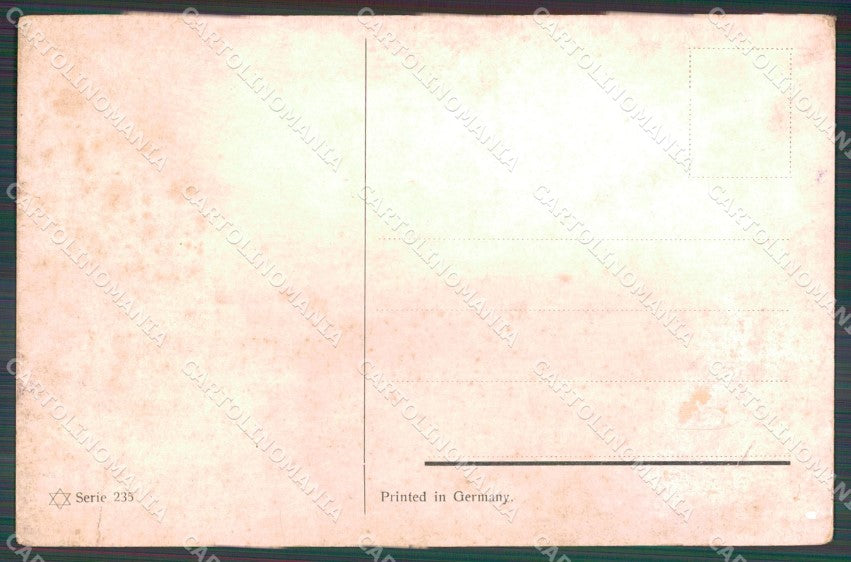 Bulldog dog Donadini CREASES postcard cartolina QT6154 – retro