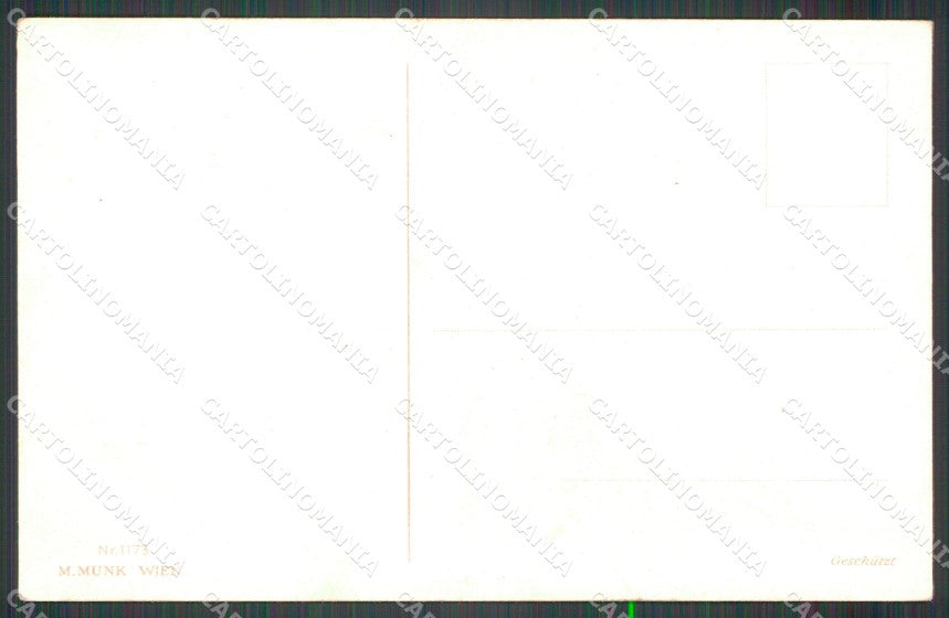 Fairy Cupid Angel MM Vienne serie 1173 postcard cartolina QT6205 – retro