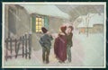 Christmas Greetings MM Vienne serie 281 postcard cartolina QT6225 – fronte