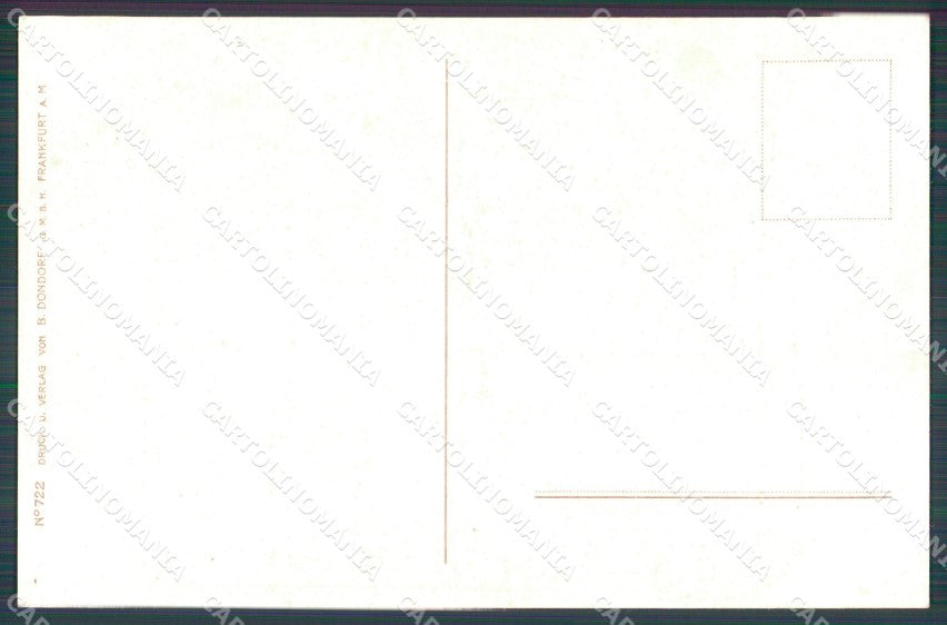 Children Silhouette Freund Dondorf serie 722 postcard cartolina QT6258 – retro