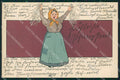 Lady Greetings MM Vienne serie 34 postcard cartolina QT6278 – fronte