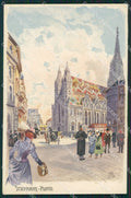 Austria Österreich Wien Rud Bernt Stephans Platz MM Vienne postcard QT6300 – fronte